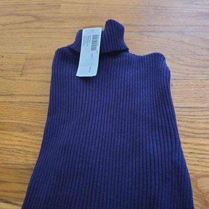 Chicos Purple Turtle Neck Sweater